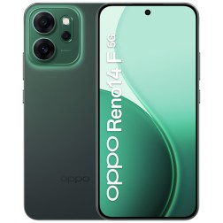 OPPO 14 F 5G Reno14 F 5G 16,7 cm (6.57") SIM doble Android 15 USB Tipo C 8 GB 256 GB 6000 mAh Verde