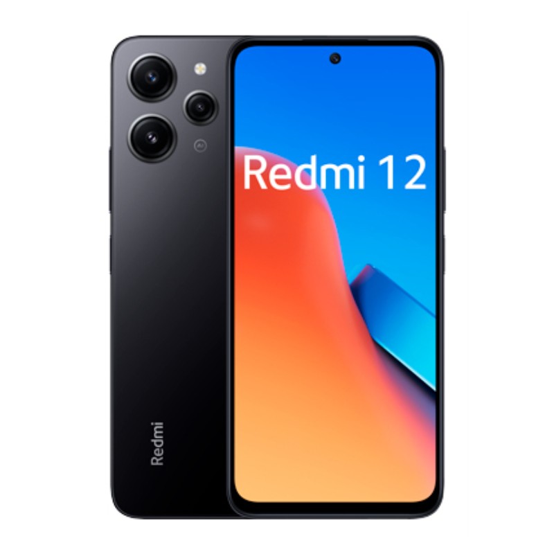 Xiaomi Redmi 12 17,2 cm (6.79") Ranura híbrida Dual SIM Android 13 4G USB Tipo C 4 GB 128 GB 5000 mAh Negro