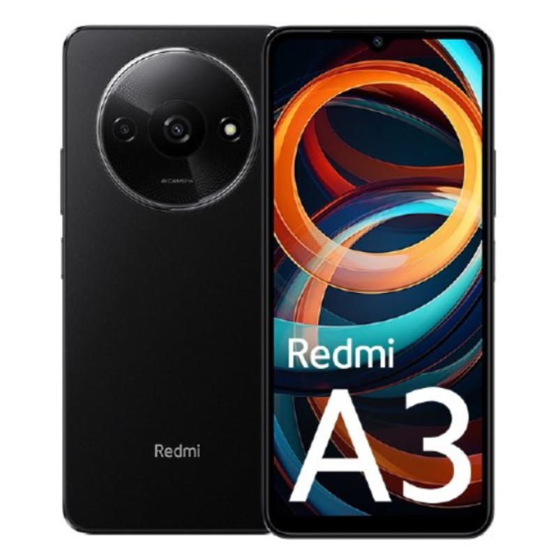 Xiaomi Redmi A3 17 cm (6.71") SIM doble Android 14 4G USB Tipo C 3 GB 64 GB 5000 mAh Negro