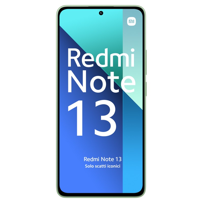 Xiaomi Redmi Note 13 16,9 cm (6.67") Ranura híbrida Dual SIM Android 13 4G USB Tipo C 8 GB 512 GB 5000 mAh Verde, Color menta