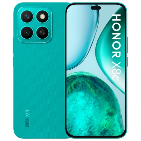 Honor X8c 17 cm (6.7") SIM doble MagicOS 9.0 4G USB Tipo C 8 GB 256 GB 5000 mAh Verde