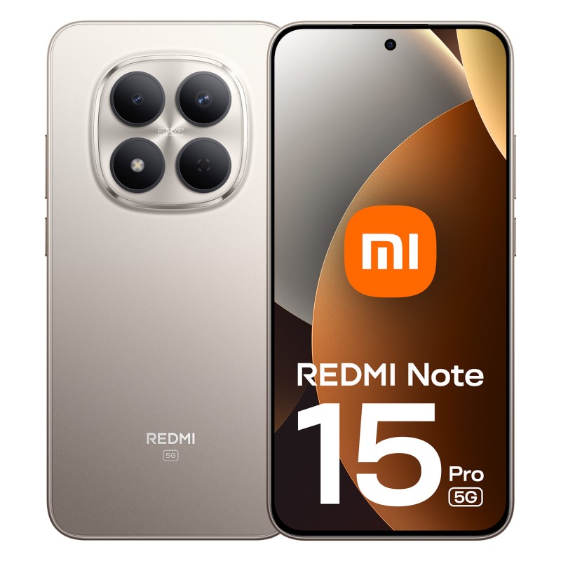Xiaomi Redmi Note 15 Pro 5G 17,4 cm (6.83") SIM doble USB Tipo C 12 GB 512 GB 6580 mAh Titanio