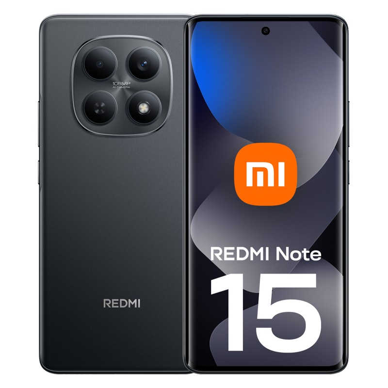 Xiaomi Redmi Note 15 17,2 cm (6.77") 4G 8 GB 256 GB 6000 mAh Negro