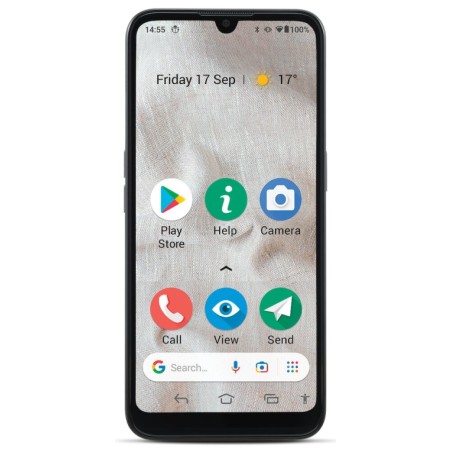 Doro 8100 15,5 cm (6.1") SIM única Android 11 Go Edition 4G USB Tipo C 2 GB 32 GB 3000 mAh Gris