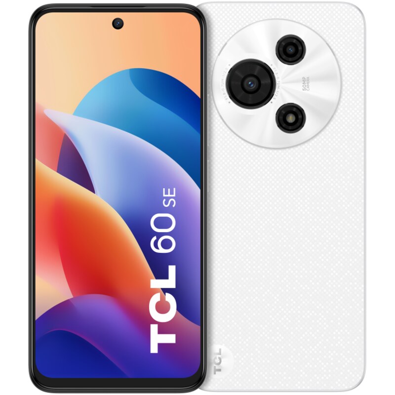 TCL 60 SE 16,9 cm (6.67") SIM doble Android 15 4G USB Tipo C 8 GB 512 GB 5200 mAh Blanco