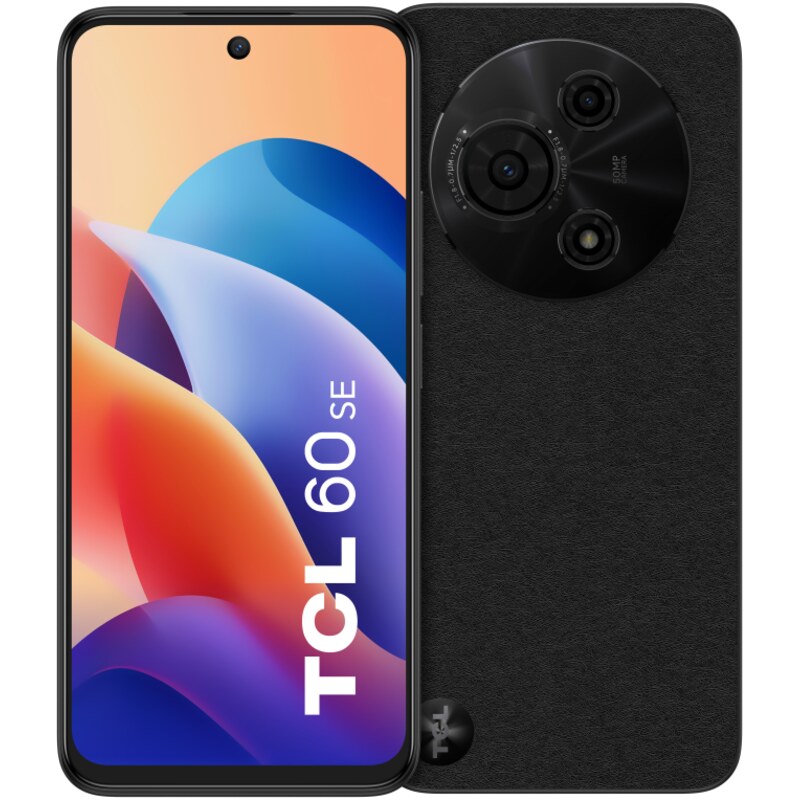 TCL 60 SE 17 cm (6.7") SIM doble Android 15 4G USB Tipo C 8 GB 512 GB 5200 mAh Negro