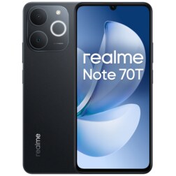 realme Note 70T 17,1 cm (6.74") SIM doble Android 15 4G USB Tipo C 4 GB 256 GB 6000 mAh Negro