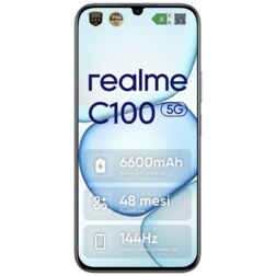 realme C100 5G 17,3 cm (6.8") SIM doble Android 16.0 USB Tipo C 4 GB 256 GB 6600 mAh Verde