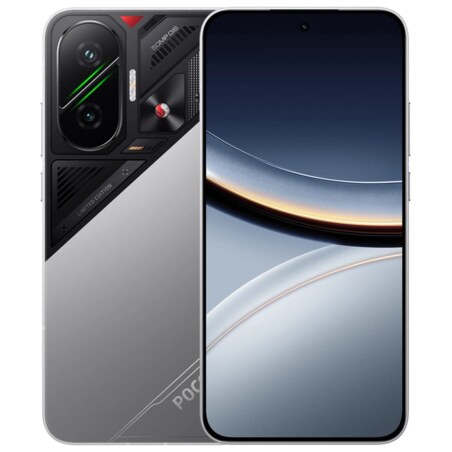 POCO F7 5G 17,4 cm (6.83") SIM doble Android 15 USB Tipo C 12 GB 256 GB 6500 mAh Plata