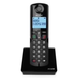 Alcatel S280 EWE Teléfono DECT Identificador de llamadas Negro