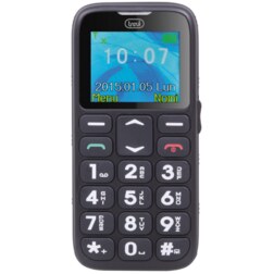 Trevi Sicuro 10 4,5 cm (1.77") Negro Teléfono para personas mayores