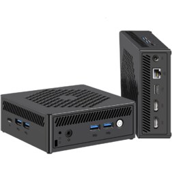 Leotec LEMPC12 PC/estación de trabajo barebone Cubo Negro
