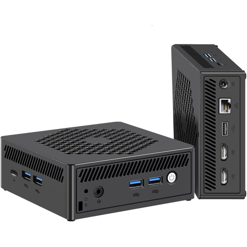 Leotec LEMPC12 PC/estación de trabajo barebone Cubo Negro
