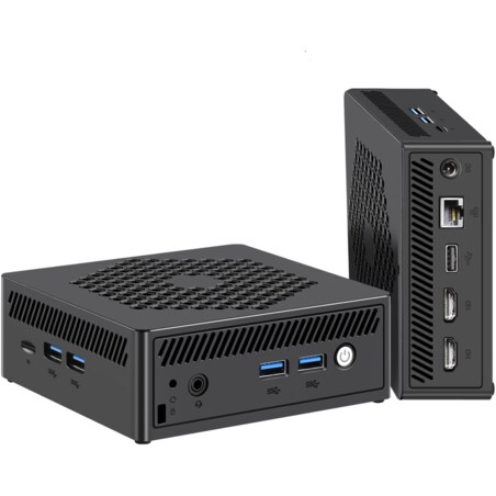 Leotec LEMPC12 PC/estación de trabajo barebone Cubo Negro