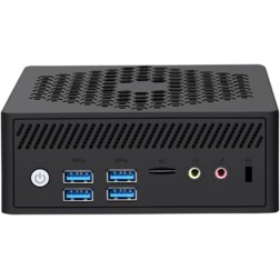 Leotec LEMPC09 PC/estación de trabajo barebone Cubo Negro