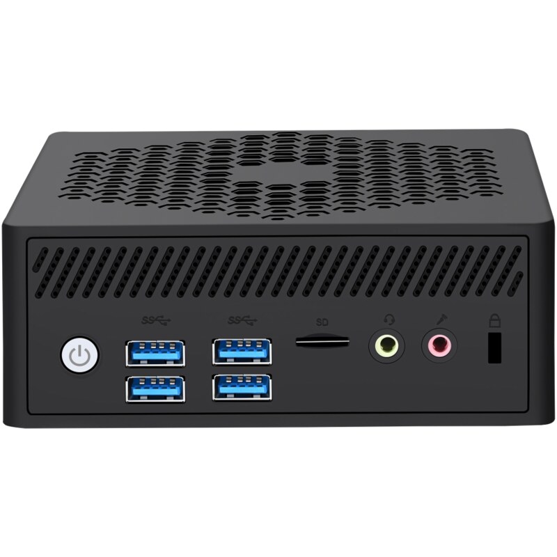 Leotec LEMPC09 PC/estación de trabajo barebone Cubo Negro
