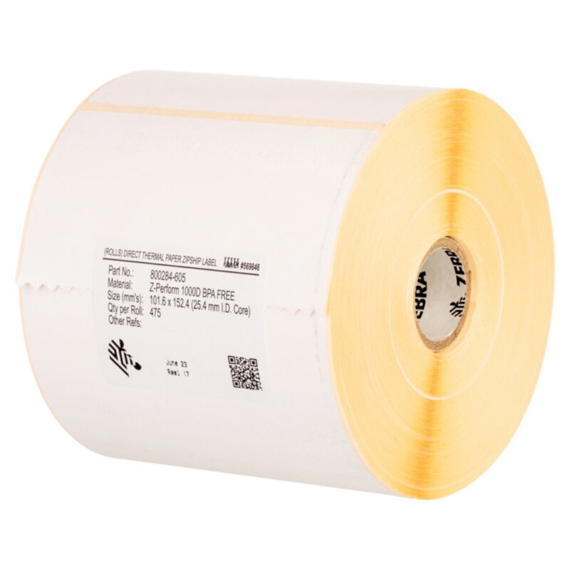 Zebra Z-Perform 1000T Blanco Etiqueta para impresora autoadhesiva