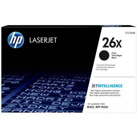 HP Cartucho de tóner original LaserJet 26X de alta capacidad negro