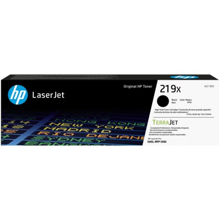 HP Cartucho de Tóner Original LaserJet 219X de alta capacidad negro