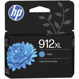 HP Cartucho de tinta Original 912XL cian de alta capacidad