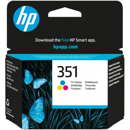 HP Cartucho de tinta original 351 Tri-color
