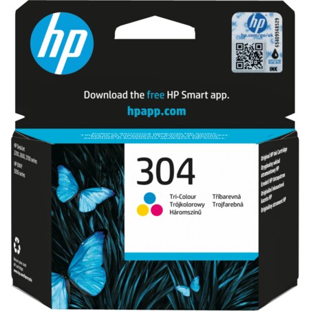 HP Cartucho de tinta Original 304 tricolor