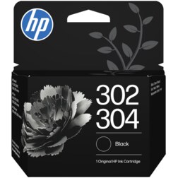 HP Paquete combinado de 2 cartuchos de tinta negra/tricolor 302/304