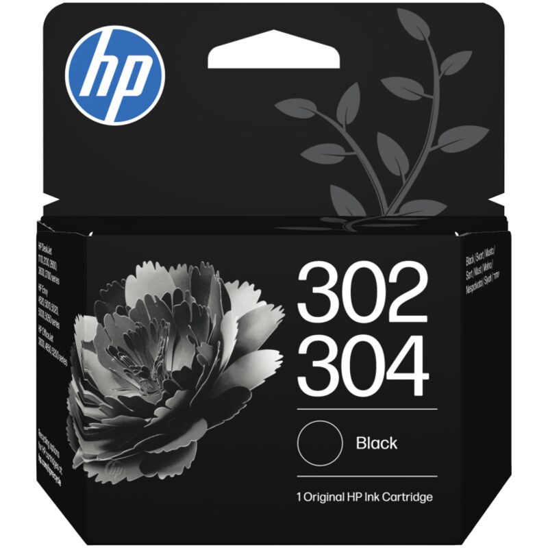 HP Paquete combinado de 2 cartuchos de tinta negra/tricolor 302/304