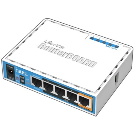 Mikrotik HAP ac lite 733 Mbit/s Blanco Energía sobre Ethernet (PoE)