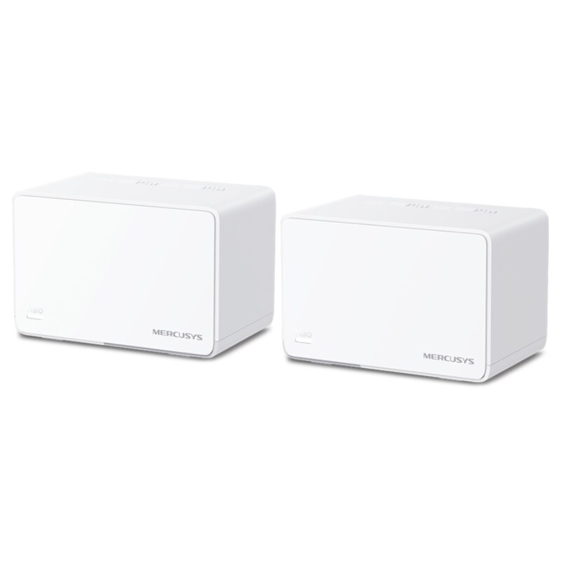 Mercusys Halo H80X (2-pack) Doble banda (2,4 GHz / 5 GHz) Wi-Fi 6 (802.11ax) Blanco 3 Interno