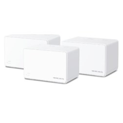 Mercusys Halo H80X (3-pack) Doble banda (2,4 GHz / 5 GHz) Wi-Fi 6 (802.11ax) Blanco Interno