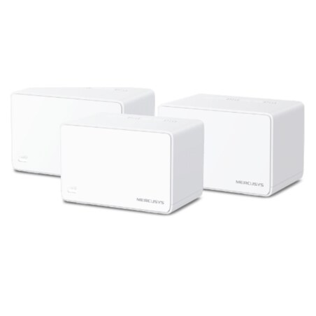 Mercusys Halo H80X (3-pack) Doble banda (2,4 GHz / 5 GHz) Wi-Fi 6 (802.11ax) Blanco Interno