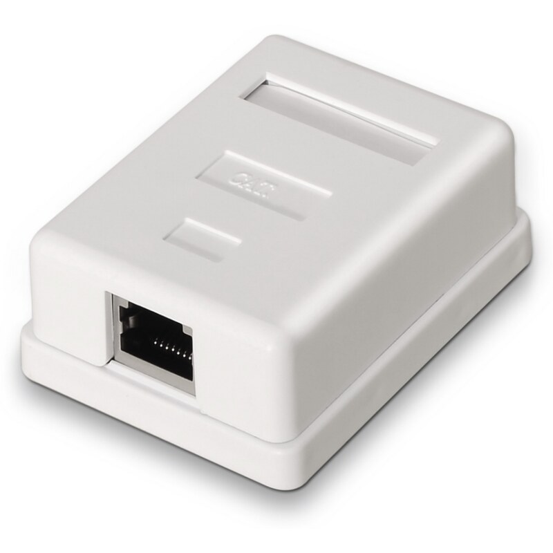 AISENS A139-0303 caja de conexiones de red Cat6 Blanco