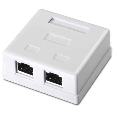 AISENS A139-0304 caja de conexiones de red Cat6 Blanco
