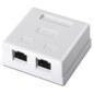 AISENS A139-0304 caja de conexiones de red Cat6 Blanco