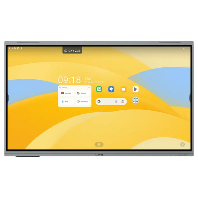 MAXHUB E7530 pizarra blanca interactiva 190,5 cm (75") 3840 x 2160 Pixeles Pantalla táctil Negro