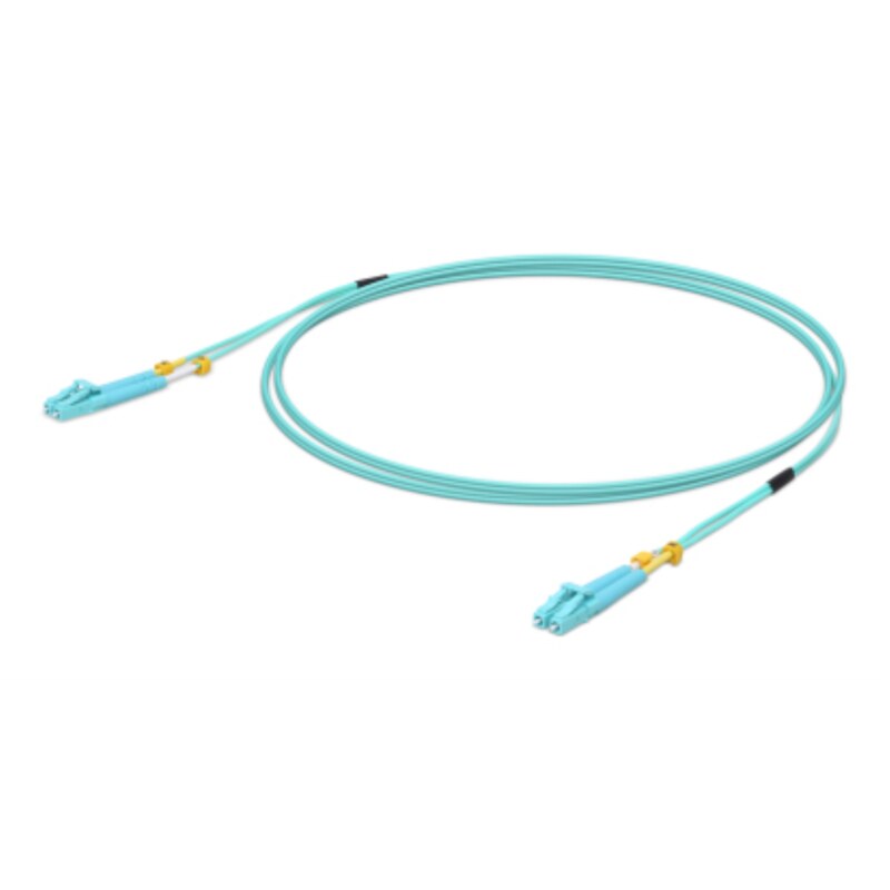 Ubiquiti UniFi ODN 5m cable de fibra optica LC OM3 Color aguamarina