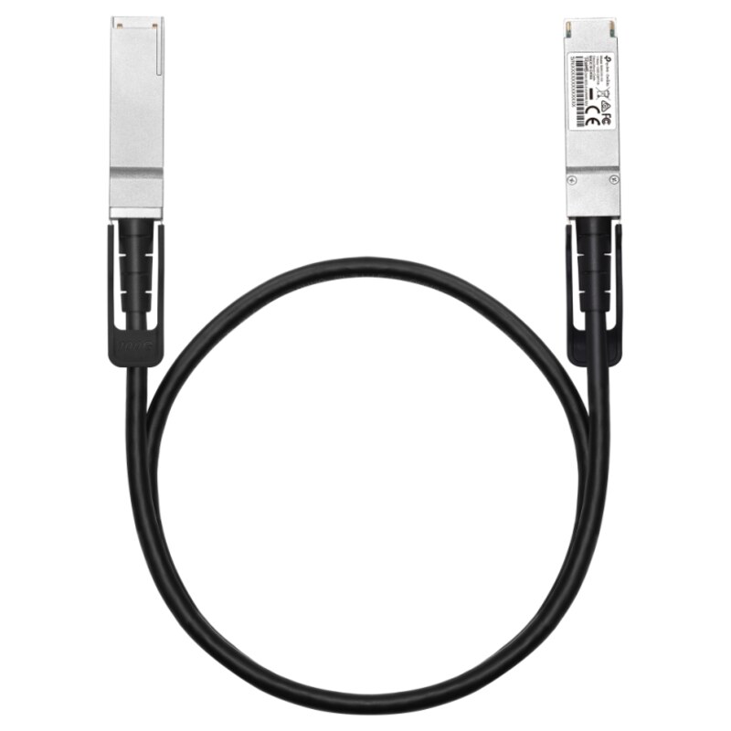 TP-Link Omada SM9220-1M Cable de fibra óptica e InfiniBand QSFP28 Twinax Negro