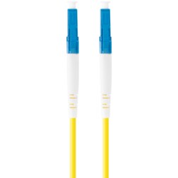 Lanberg FO-LULU-SS11-0010-YE Cable de fibra óptica e InfiniBand 1 m LC Amarillo