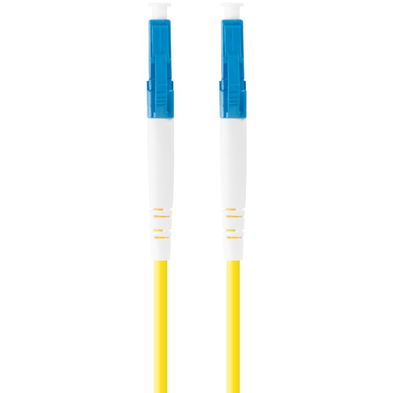 Lanberg FO-LULU-SS11-0010-YE Cable de fibra óptica e InfiniBand 1 m LC Amarillo