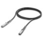 Ubiquiti UACC-DAC-SFP28-3M Cable de fibra óptica e InfiniBand Negro
