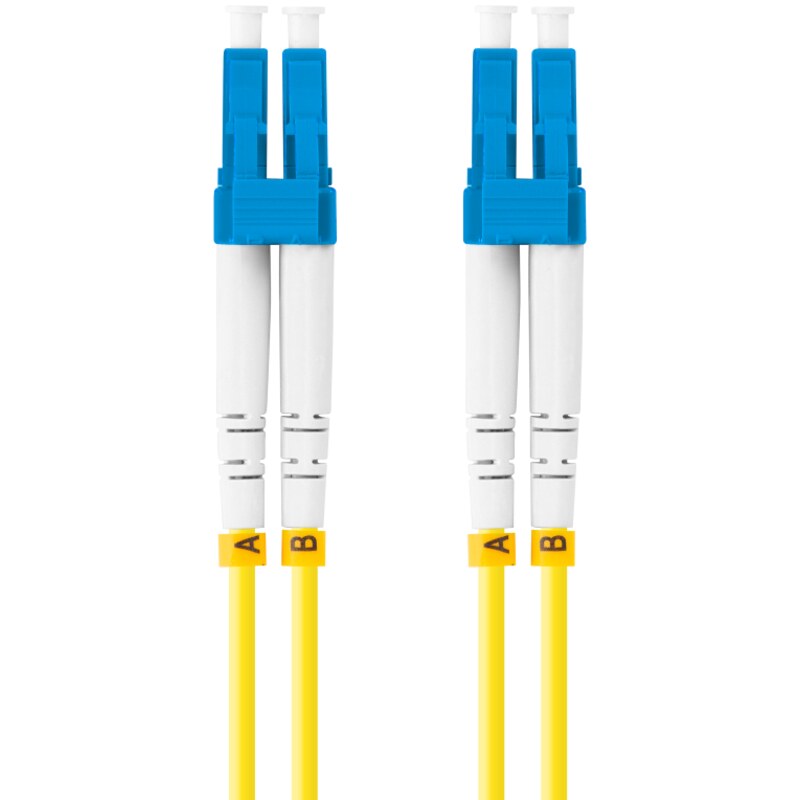 Lanberg FO-LULU-SD11-0020-YE Cable de fibra óptica e InfiniBand 2 m LC Amarillo