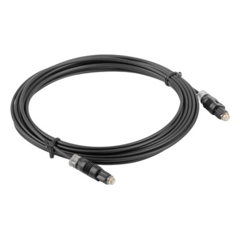 Lanberg CA-TOSL-10CC-0010-BK Cable de fibra óptica e InfiniBand 1 m Toslink Negro