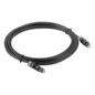 Lanberg CA-TOSL-10CC-0010-BK Cable de fibra óptica e InfiniBand 1 m Toslink Negro