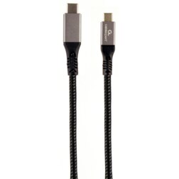 Gembird CCBP-USB3-CMCM100-1.5M cable USB USB 3.2 Gen 2 (3.1 Gen 2) 1,5 m USB C Negro, Plata