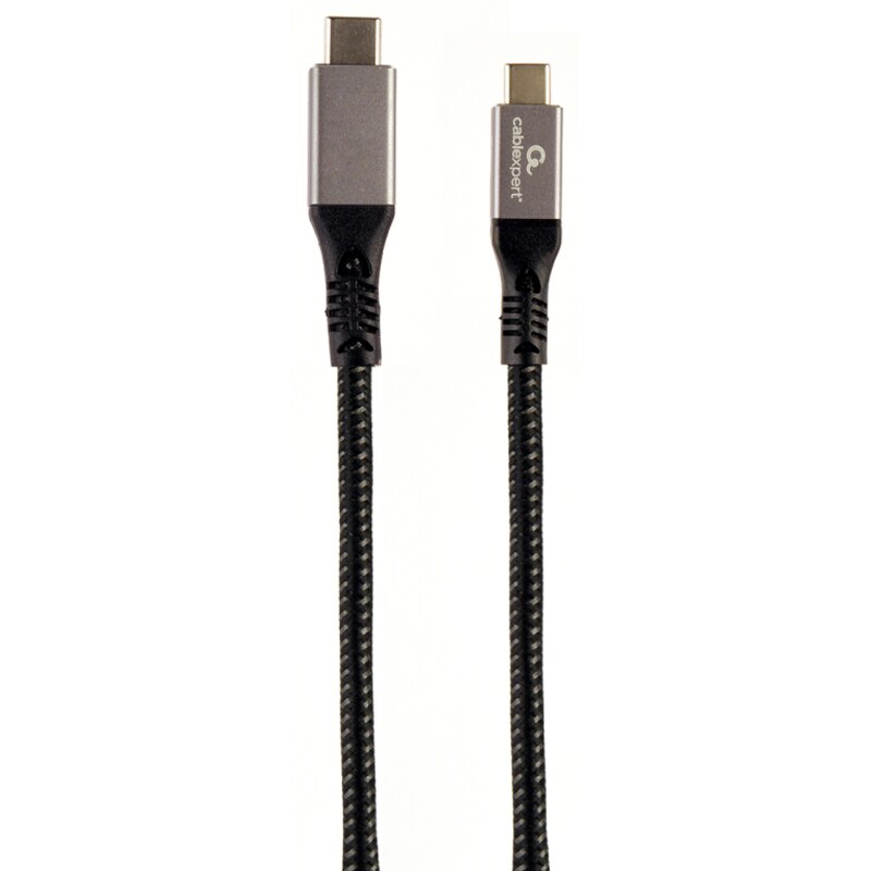 Gembird CCBP-USB3-CMCM100-1.5M cable USB USB 3.2 Gen 2 (3.1 Gen 2) 1,5 m USB C Negro, Plata