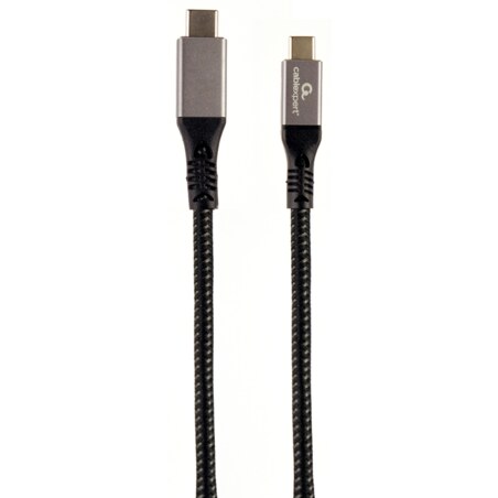 Gembird CCBP-USB3-CMCM100-1.5M cable USB USB 3.2 Gen 2 (3.1 Gen 2) 1,5 m USB C Negro, Plata