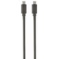 Gembird CCP-USB3.1-CMCM-1M cable USB USB 3.2 Gen 1 (3.1 Gen 1) USB C Negro