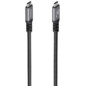 AISENS Cable USB 3.2 Gen1 Aluminio 5Gbps 4K@60Hz 3A 60W E-Mark, Tipo USB-C/M-USB-C/M, Negro, 10M