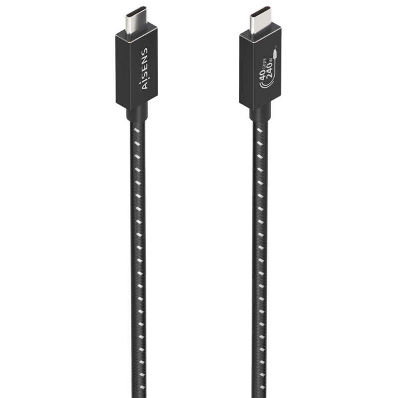 AISENS A156-0866 cable USB USB4 Gen 3x2 0,5 m USB C